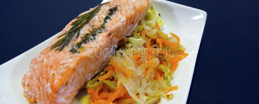 Salmone al cartoccio