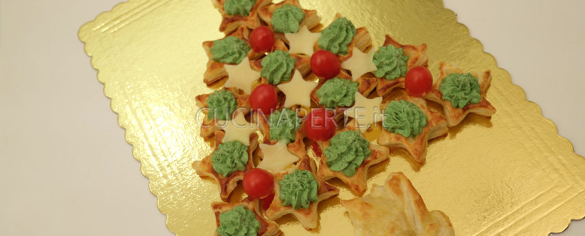 Vol au vent albero di Natale